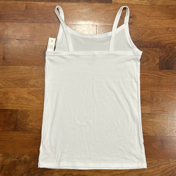 NWT white ribbed cami Large (11-13) - Picture 5 of 8